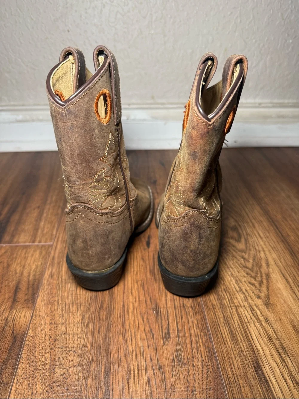 Real Leather Masterson Kids Cowboy Boots 10